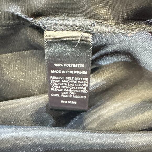 Y2K Sheer Leopard Belted Mini Dress M Layered Slip Lined Party‎ Glam Express - Picture 4 of 9